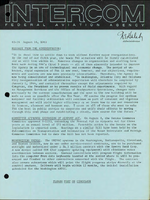 Federal Aviation Agency Intercom August 1963
