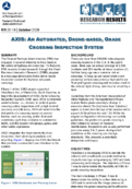 AXIS An Automated DroneBased Grade Crossing Inspection System Research Results