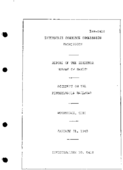 Interstate Commerce Commision Report of the Accident  Investigation Occuring on the PENNSYLVANIA RAILROAD WOODSTOCK OH
