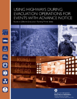 Using highways during evacuation operations for events with advance notice