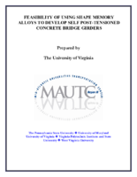 Feasibility of using shape memory alloys to develop self posttensioned concrete bridge girders