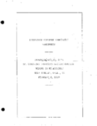 Interstate Commerce Commision Report of the Accident  Investigation Occuring on the ST LOUISSAN FRANCISCO RAILWAY SCULLIN OK