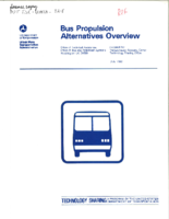 Bus Propulsion Alternatives Overview