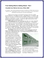 From Getting Hired to Getting Ahead  Part I