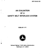 An Evaluation of a Safety Belt Interlock System