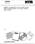 Transit accessibility and labor force participation rate of atrisk groups  Dade County