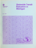 Statewide Transit Evaluation in Michigan