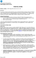 Federal Share Fact Sheet