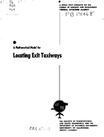 A Mathematical Model For Locating Exit Taxiways