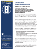 Pocket Lidar Culvert Assessments TechNote