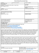 Emergency Exit Operation and Location Type III Exits Data Management Plan