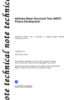 Airframe Beam Structural Test ABST Fixture Development