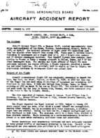 Investigation of Aircraft Accident BRANIFF AIRWAYS INC MIAMI FLORIDA 19580325