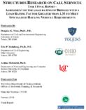 Structures Research On Call Services Task 1 Final Report  Assessment of the Load Rating of Bridges with a Load Rating Factor Greater Than 135 to Meet Specialized Hauling Vehicle Requirements