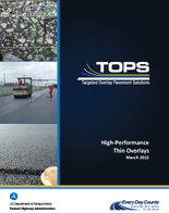 High Performance Thin Overlays New Jersey Department of Transportation