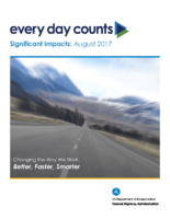 Every Day Counts  Significant Impacts August 2017