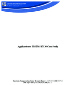 Application of IHSDM KY 30 case study  final report