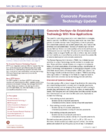 Concrete overlays  an established technology with new applications