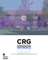 TurnerFairbank Highway Research Center RD Communication Reference Guide