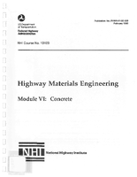 Highway Materials Engineering Module VI Concrete