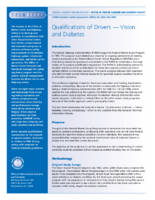 Qualifications of Drivers Vision and Diabetes