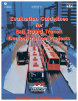Evaluation guidelines for bus rapid transit demonstration projects