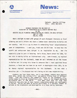 Remarks Prepared for Delivery by Secretary of Transportation Elizabeth Hanford Dole to the Greater Dallas Planning CommissionDallas Council on World Affairs