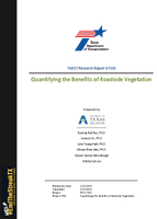 Quantifying the Benefits of Roadside Vegetation
