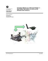 Campaign monitoring of railroad bridges in highspeed rail shared corridors using wireless smart sensors