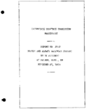 Interstate Commerce Commision Report of the Accident  Investigation Occuring on the BOSTON AND ALBANY RAILROAD PALMER MA