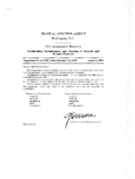 CAM 1 Supplement No 6  CAM 1 Dated Dec 15 1959 Revision To CAM 1