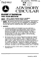 AC 15053209 Use of a Friction Measuring Device in Engineering and Maintenance of Airport Pavement Surfaces