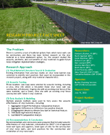 Acoustic Effectiveness of Vinyl Fence Noise Walls Fact Sheet