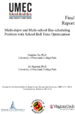 MultiDepot and MultiSchool Bus Scheduling Problem with School Bell Time Optimization