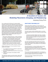 EScooters in Tucson AZ Modeling Placement Charging and Rebalancing Brief