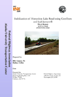 Stabilization of Horseshoe Lake Road using Geofibers and SoilSement