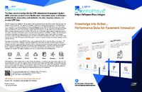 LTPP InfoPave Knowledge into ActionPerformance Data for Pavement Innovation