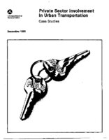 Private Sector Involvement in Urban Transportation Case Studies