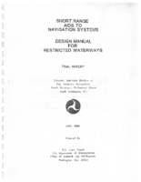 Short Range Aids to Navigation Systems Design Manual for Restricted Waterways