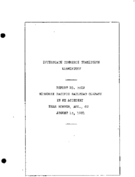 Interstate Commerce Commision Report of the Accident  Investigation Occuring on the MISSOURI PACIFIC RAILROAD ROHWER AR
