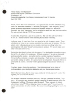 FAA Deputy Administrator Linda H Daschle Speeches AprilMay 1994