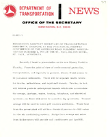 Speeches by Herbert F DeSimone Assistant Secretary for Environment and Urban Systems OctoberDecember 1971