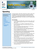 Traffic Safety Facts 2022 Data Speeding