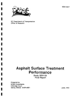 Asphalt Surface Treatment Performance