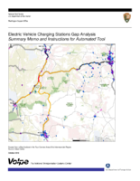 Electric Vehicle Charging Gap Analysis Summary Memo and Instructions for Automated Tool