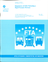 Dispersion of CNG Following a HighPressure Release