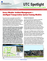 Severe Weather Incident Management Intelligent Transportation System Training Modules