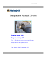 BridgeinaBackpackTM Task 2  reduction of costs through design modifications and optimization