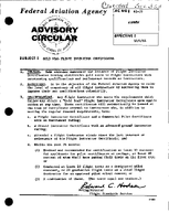 AC 6135 Gold Seal Flight Instructor Certificates