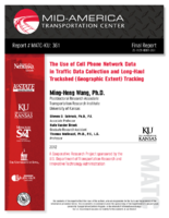 The use of cell phone network data in traffic data collection and longhaul truckshed geographic extent tracking